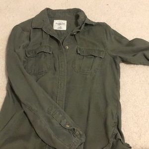 Army Green AE Button Up!